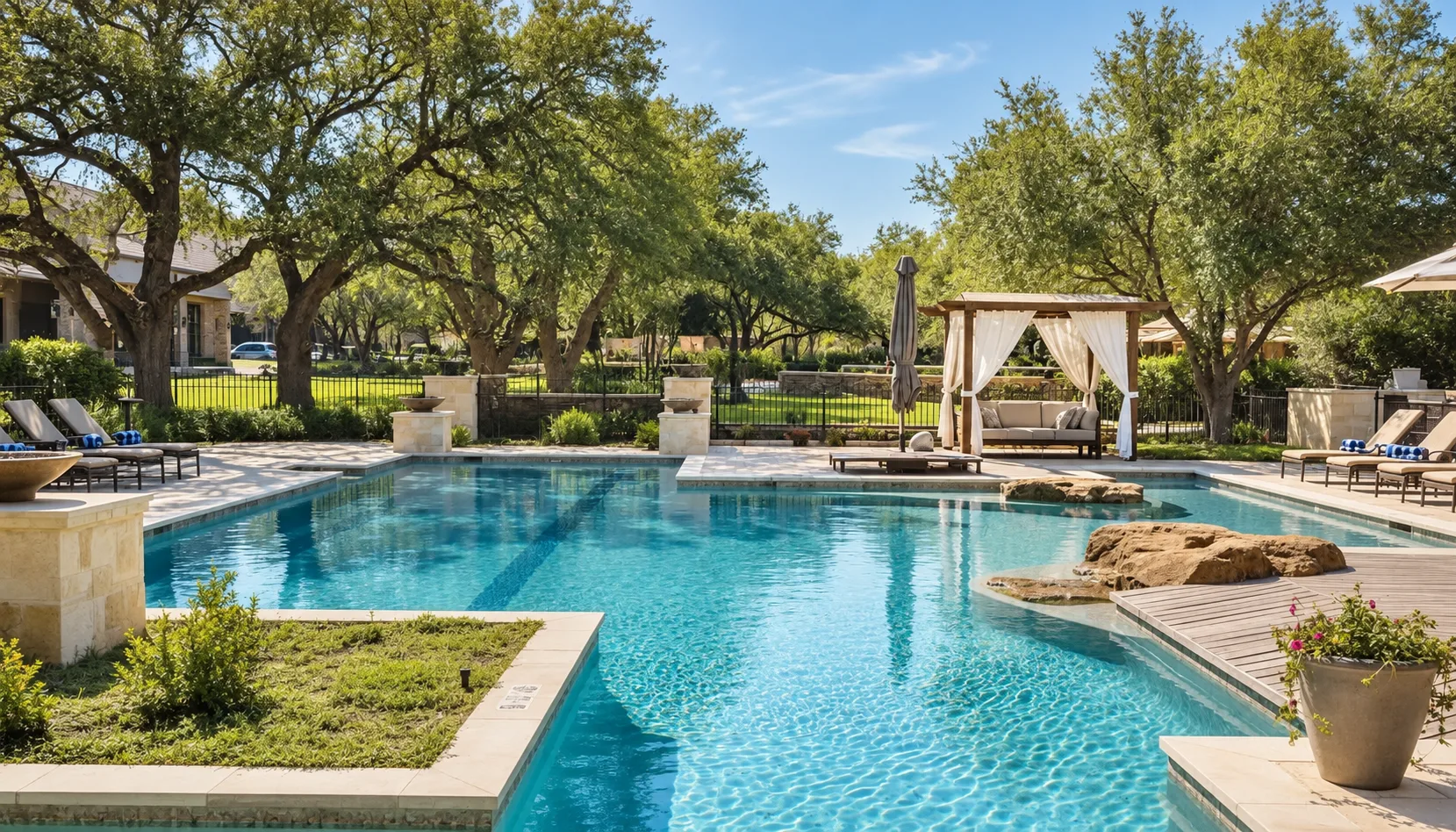 Ultra Luxe Pool — Daylight Overview